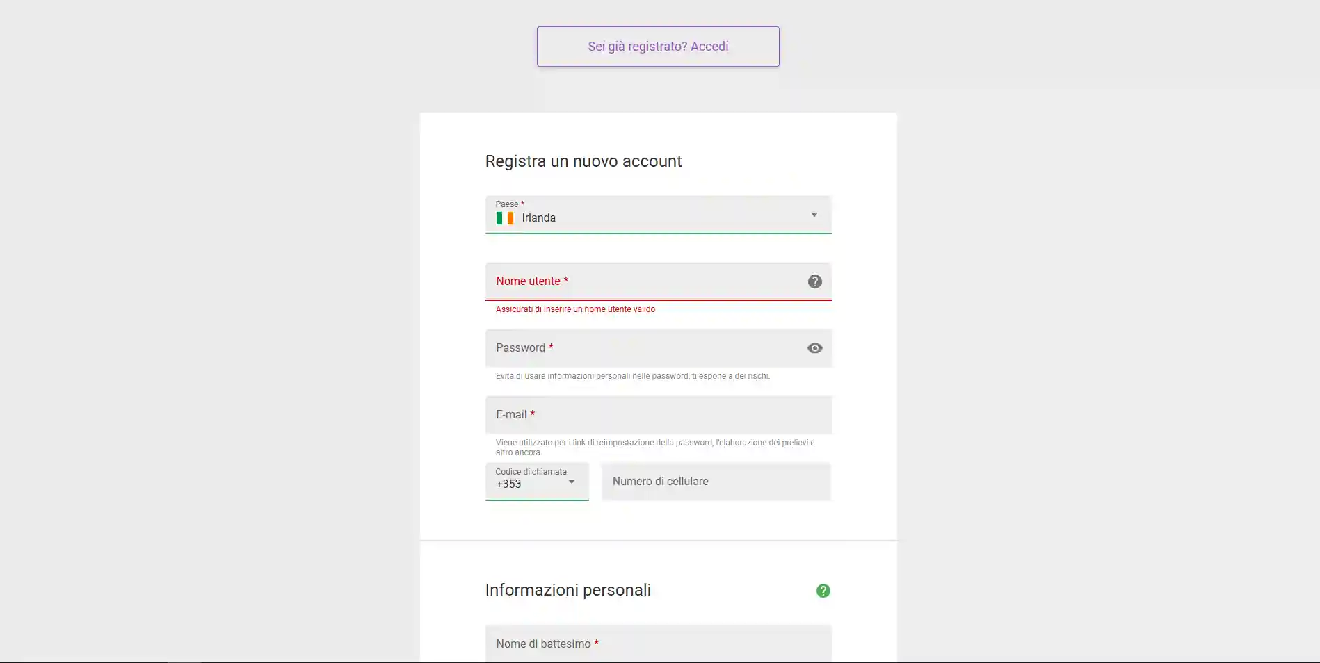 Registrazione Jackpot City: conto, accesso e verifiche